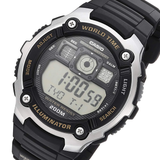 Casio Youth World Time Digital Resin Belt Watch AE-2000W-9AVDF