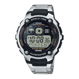 Casio Youth World Time Digital Chain Watch AE-2000WD-1AVDF