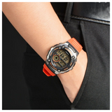 Casio Youth World Time Digital Resin Belt Watch AE-2100W-4AVDF