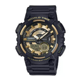 Casio Youth Dual Time Resin Belt Watch AEQ-110BW-9AVDF