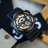 Casio Youth Dual Time Resin Belt Watch AEQ-110BW-9AVDF