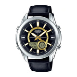 Casio Enticer Dual Time Multifunction Leather Belt Watch AMW-810L-1AVDF