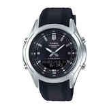 Casio Enticer Dual Time Resin Belt Watch AMW-840-1AVDF