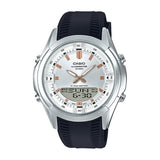 Casio Enticer Dual Time Resin Belt Watch AMW-840-7AVDF