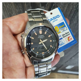 Casio Enticer Dual Time Stainless Steel Chain Watch AMW-840D-1AVDF