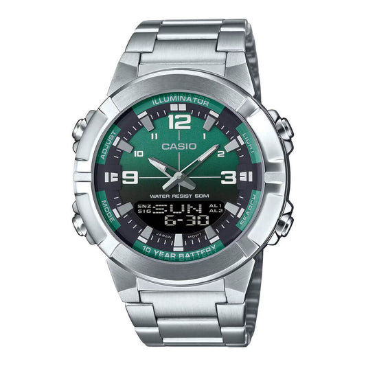 Casio Standard Dual Time Chain Watch AMW-870DA-3AVDF
