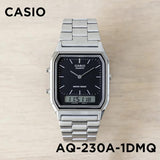Casio Vintage Dual Time Chain Watch AQ-230A-1DMQ