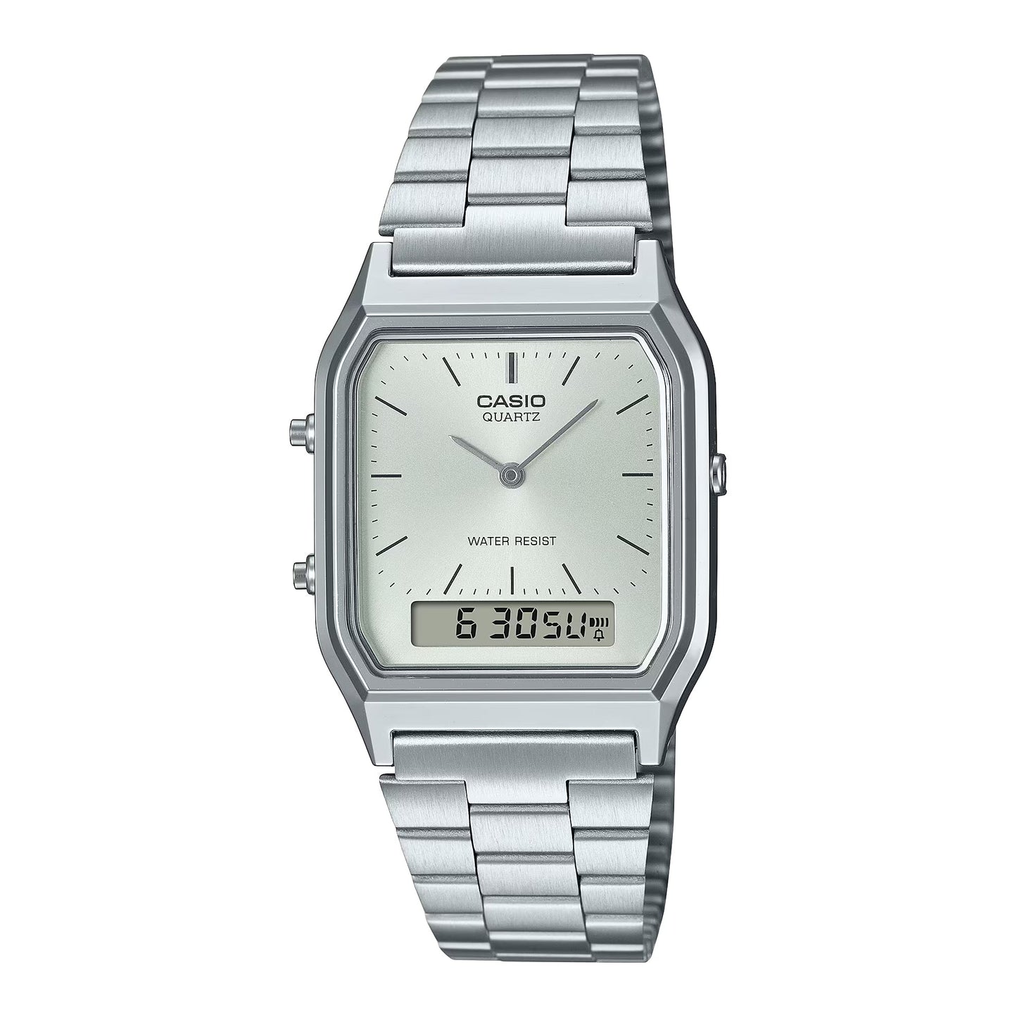 Casio Vintage Dual Time Chain Watch AQ-230A-7AMQYDF
