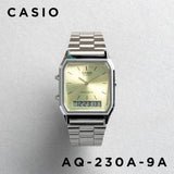 Casio Vintage Dual Time Chain Watch AQ-230A-9AMQYDF