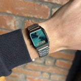 Casio Vintage Dual Time Chain Watch AQ-230GG-3ADF