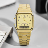 Casio Vintage Dual Time Chain Watch AQ-230GA-9BMQ