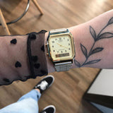 Casio Vintage Dual Time Chain Watch AQ-230GA-9BMQ