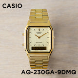 Casio Vintage Dual Time Chain Watch AQ-230GA-9DMQ