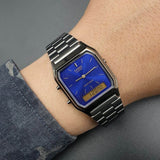Casio Vintage Dual Time Chain Watch AQ-230GG-2ADF