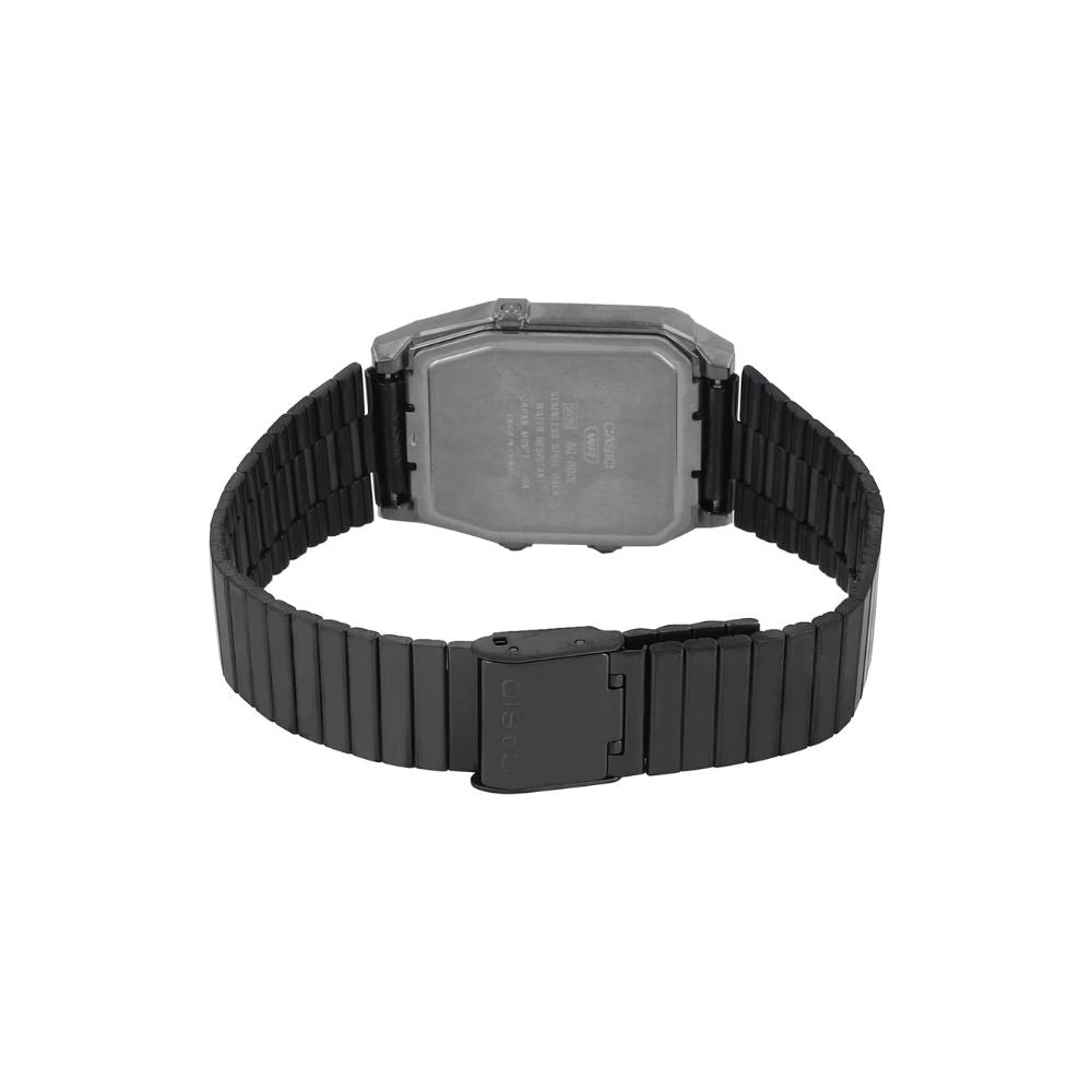 Casio Vintage Dual Time Gray Chain Watch AQ-800ECGG-4ADF