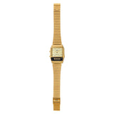 Casio Vintage Dual Time Golden Chain Watch AQ-800EG-9ADF