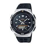 Casio Youth Tough Solar Dual Time Resin Belt Watch AQ-S800W-1EVDF