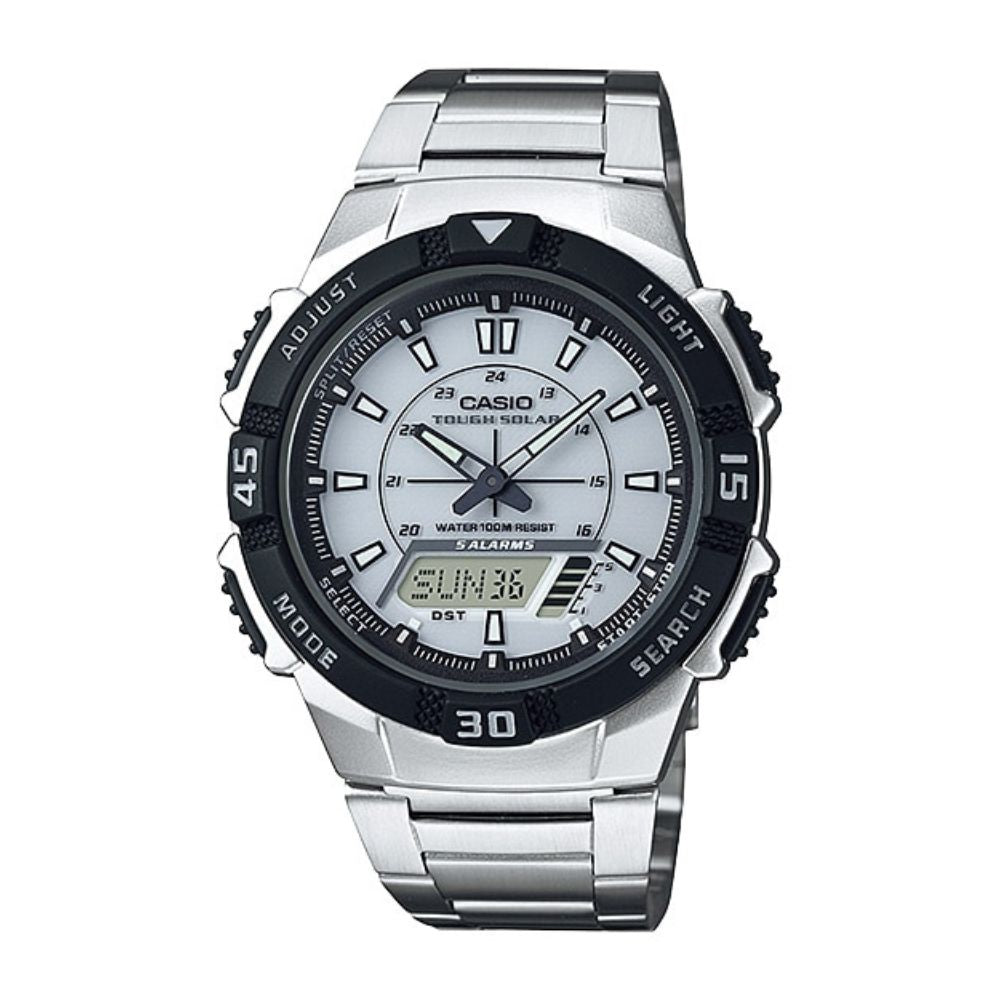 Casio Youth Tough Solar Dual Time Chain Watch AQ-S800WD-7EVDF