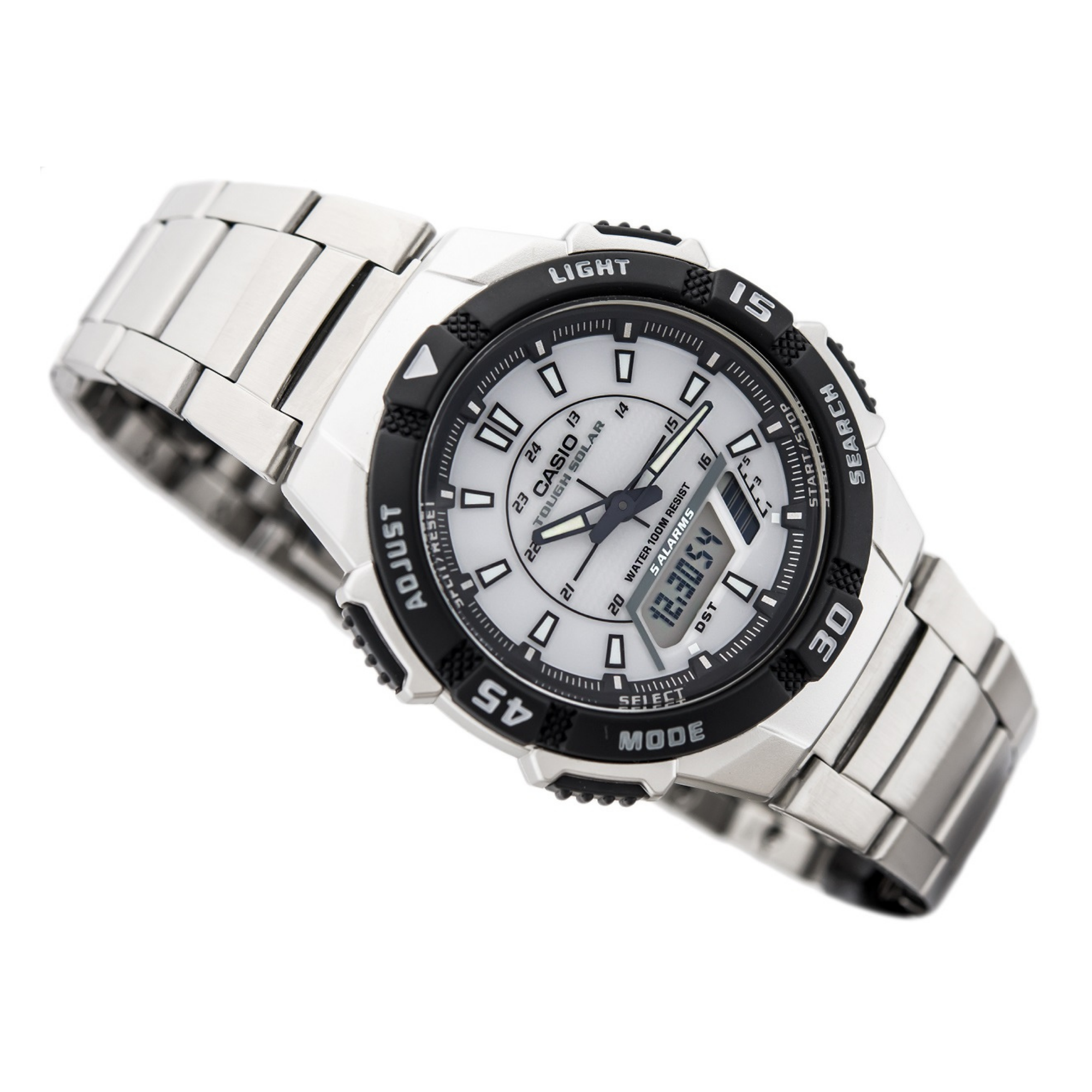 Casio Youth Tough Solar Dual Time Chain Watch AQ-S800WD-7EVDF