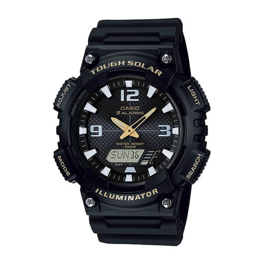 Casio Youth Tough Solar Dual Time Resin Belt Watch AQ-S810W-1BVDF