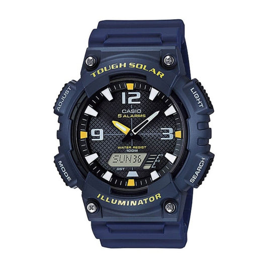 Casio Youth Tough Solar Dual Time Resin Belt Watch AQ-S810W-2AVDF