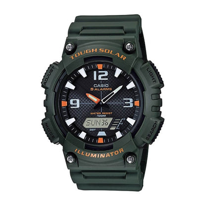 Casio Youth Tough Solar Dual Time Resin Belt Watch AQ-S810W-3AVDF