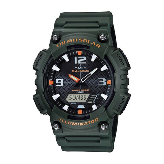 Casio Youth Tough Solar Dual Time Resin Belt Watch AQ-S810W-3AVDF