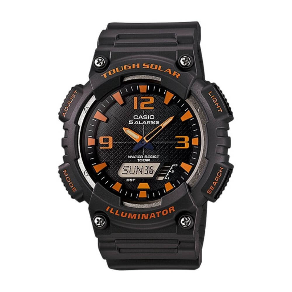 Casio Youth Tough Solar Dual Time Resin Belt Watch AQ-S810W-8AVDF