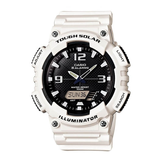 Casio Youth Tough Solar Dual Time Resin Belt Watch AQ-S810WC-7AVDF