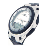 Casio Youth Dual Time Resin Belt Watch AW-80-7AVDF