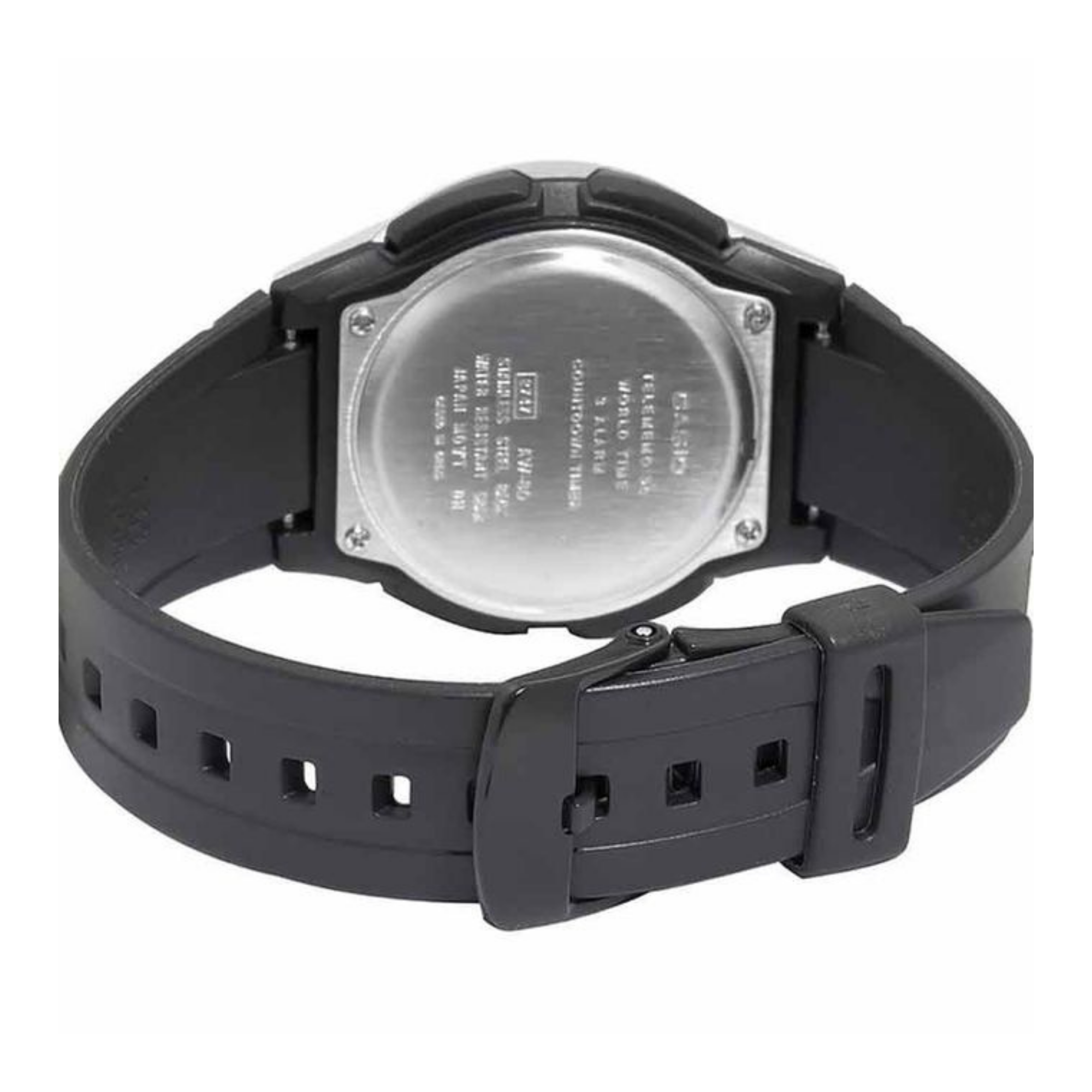 Casio Youth Dual Time Resin Belt Watch AW-80-7AVDF