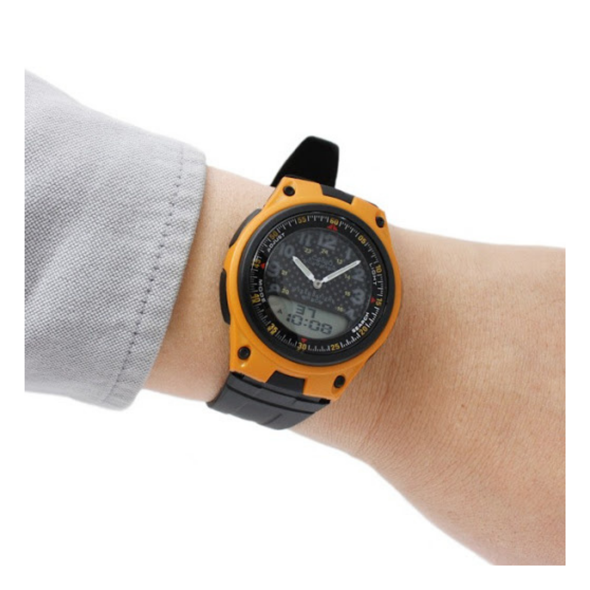 Casio Youth Dual Time Resin Belt Watch AW-80-9BVDF