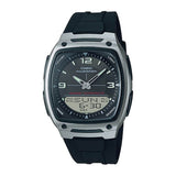 Casio Youth Dual Time Resin Belt Watch AW-81-1A1VDF