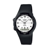 Casio Youth Dual Time Resin Belt Watch AW-90H-7BVDF