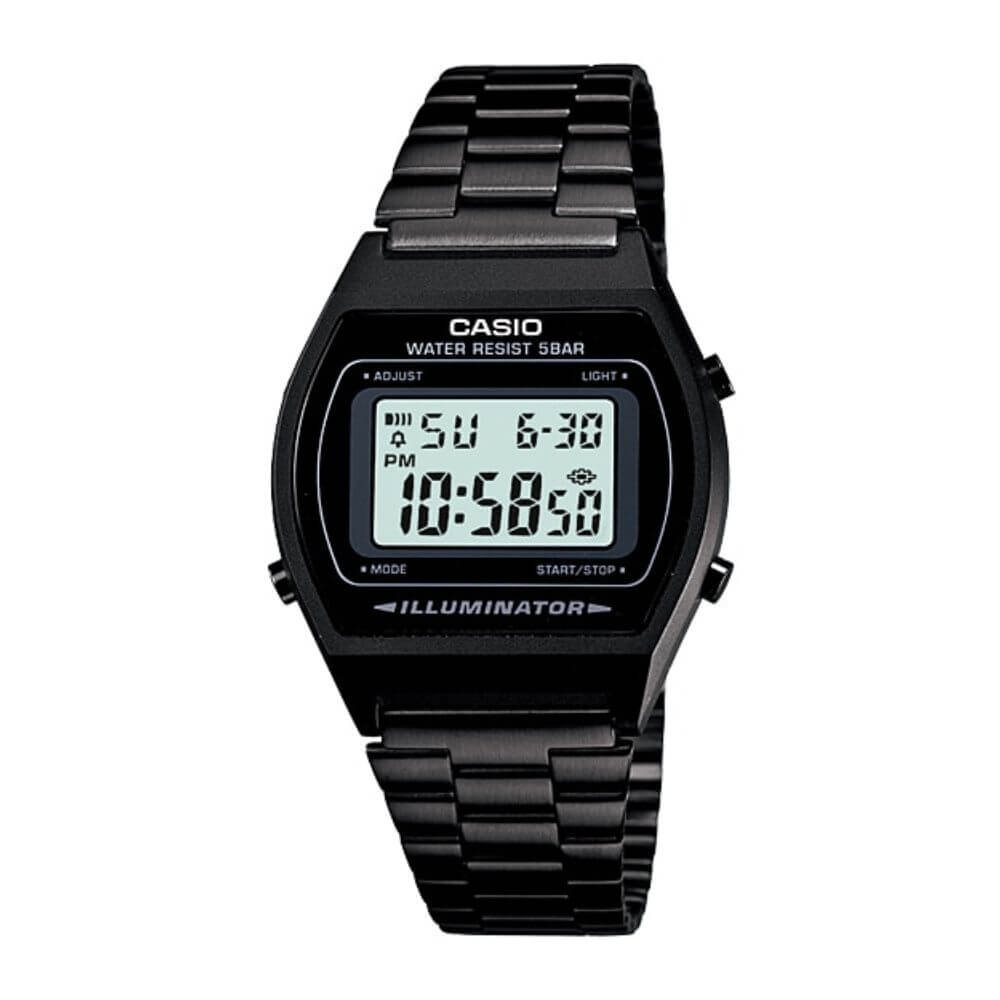 Casio Vintage Digital Black Chain Watch B640WB-1ADF