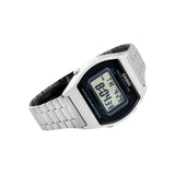 Casio Vintage Digital Silver Chain Watch B640WD-1AVDF