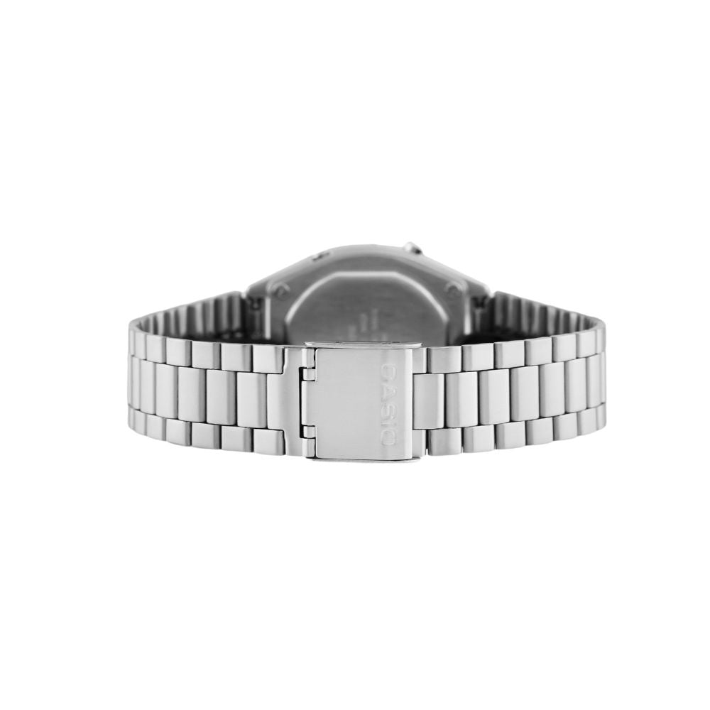 Casio Vintage Digital Silver Chain Watch B640WD-1AVDF