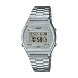 Casio Vintage Digital Silver Chain Watch B640WDG-7DF