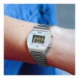 Casio Vintage Digital Silver Chain Watch B640WDG-7DF
