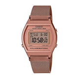 Casio Vintage Digital Rose Gold Mesh Chain Watch B640WMR-5ADF