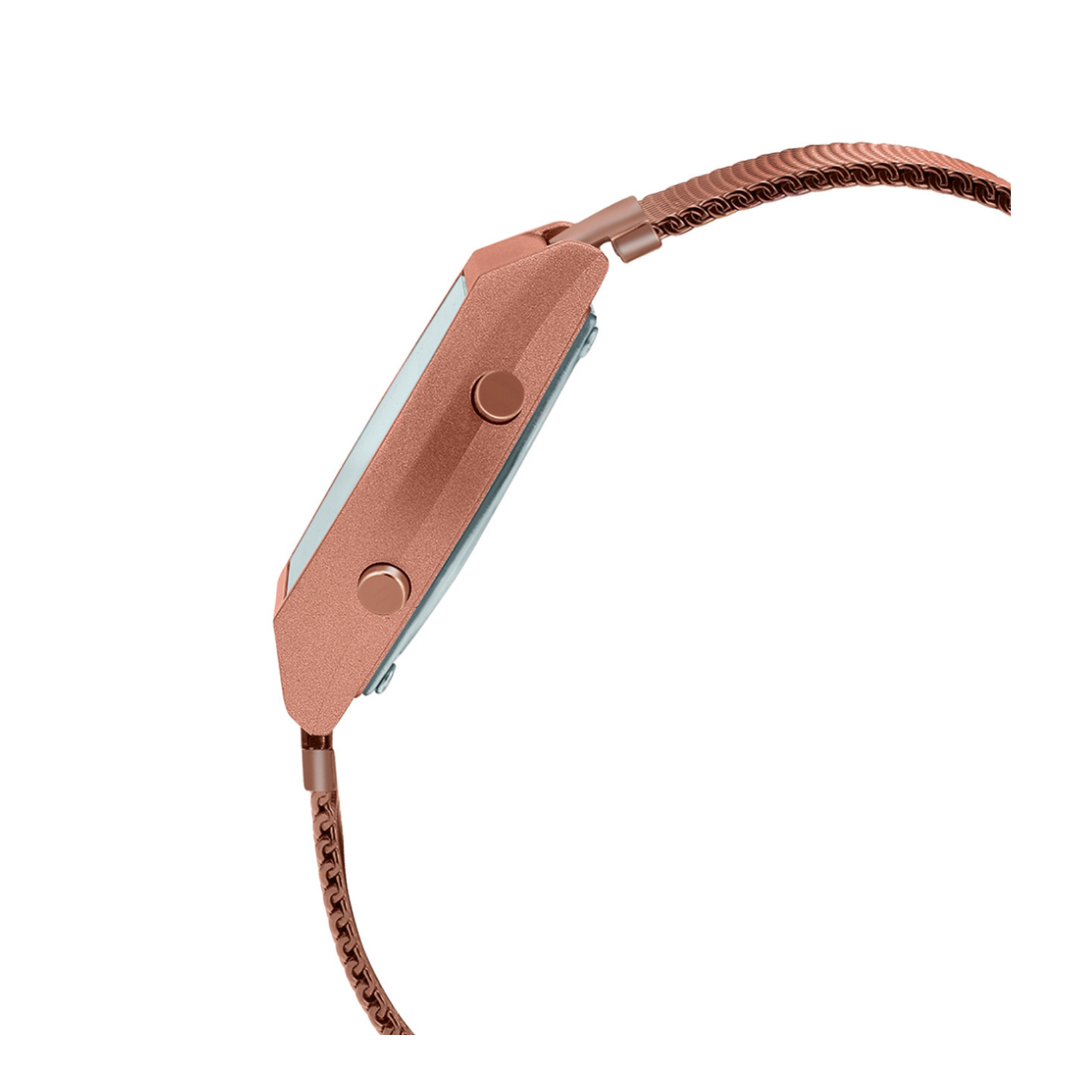 Casio Vintage Digital Rose Gold Mesh Chain Watch B640WMR-5ADF