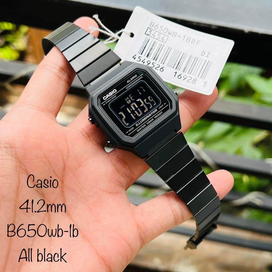 Casio Vintage Digital Chain Watch B650WB-1BDF