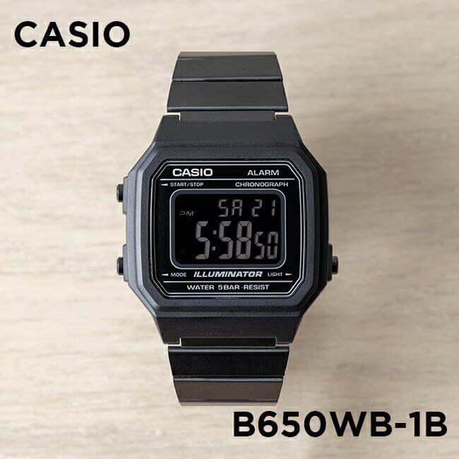Casio Vintage Digital Chain Watch B650WB-1BDF