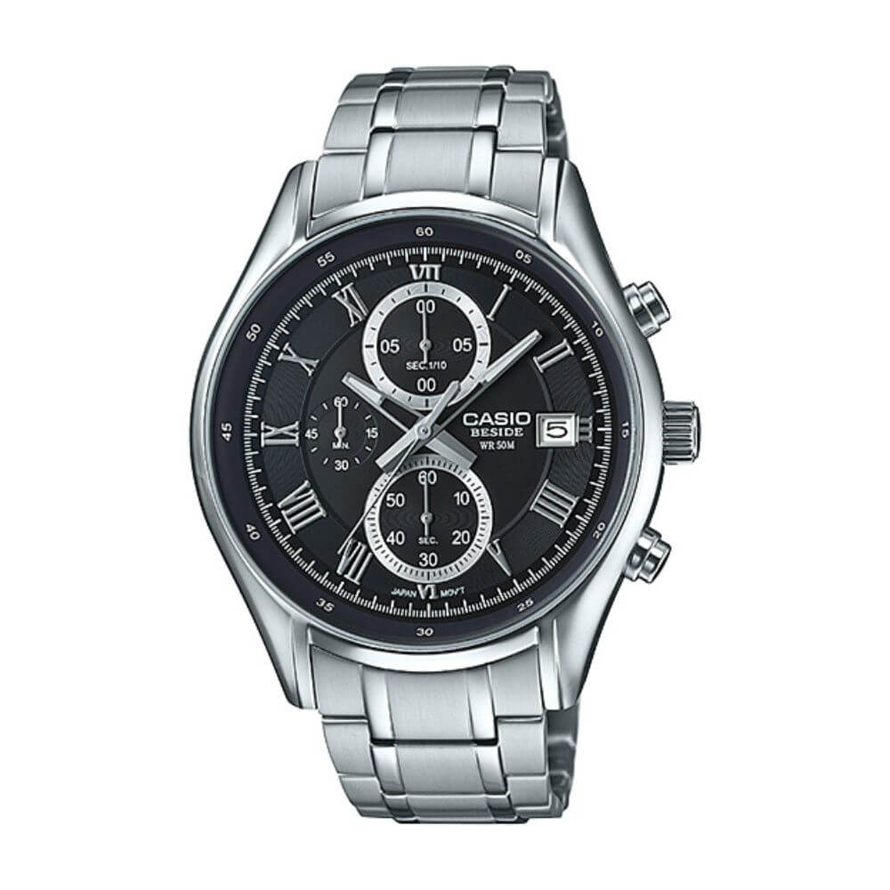Casio Beside Chronograph Chain Watch BEM-512D-1AVDF