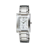 Casio Beside Date Stainless Steel Ladies Chain Watch BEL-100D-7AVDF