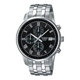 Casio Beside Chronograph Stainless Steel Chain Watch BEM-511D-1AVDF
