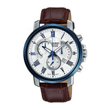 Casio Beside Chronograph Date Leather Belt Watch BEM-520BUL-7A3VDF