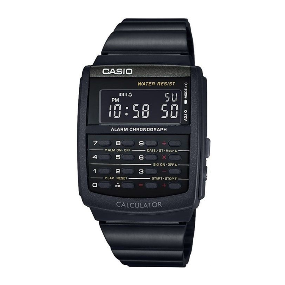Casio Vintage Calculator Black Chain Watch CA-506B-1DF
