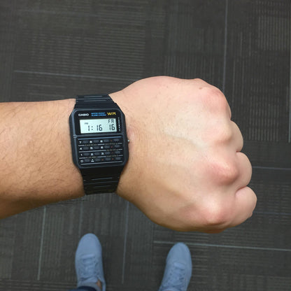 Casio Vintage Calculator Resin Belt Watch CA-53W-1Z