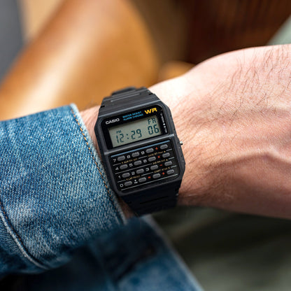 Casio Vintage Calculator Resin Belt Watch CA-53W-1Z